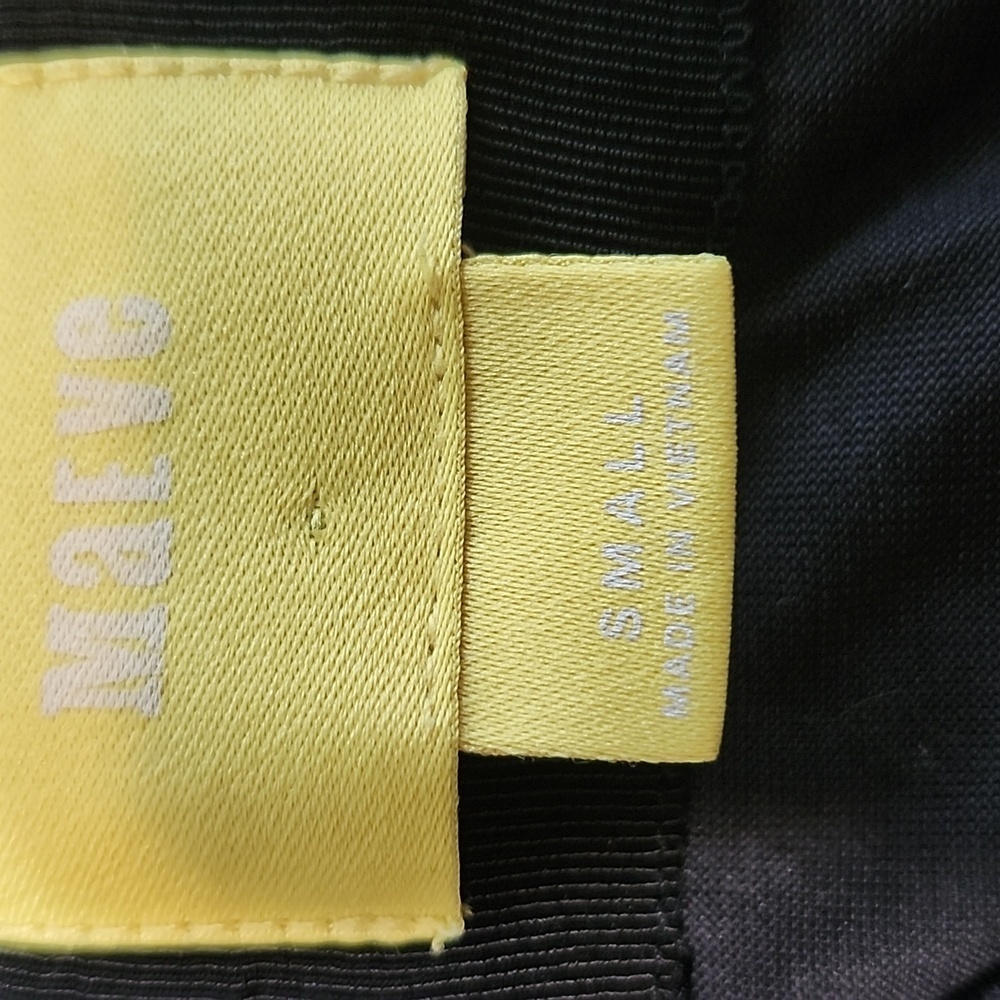 Anthropologie Maeve Cara dress  black/charcoal cowl neck shift size small - Picture 5 of 7